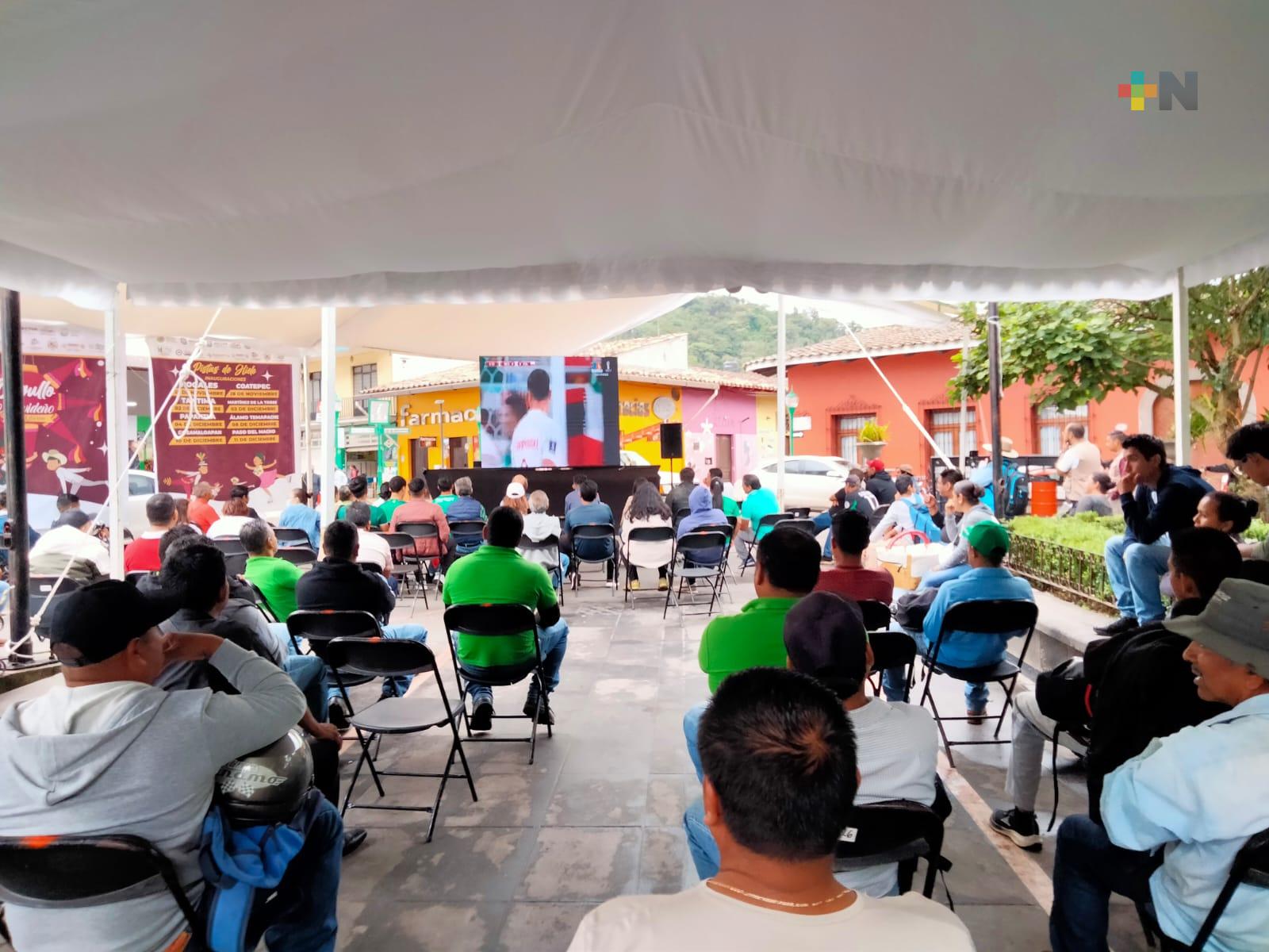 Coatepecanos también disfrutaron el partido de la selección mexicana contra Polonia