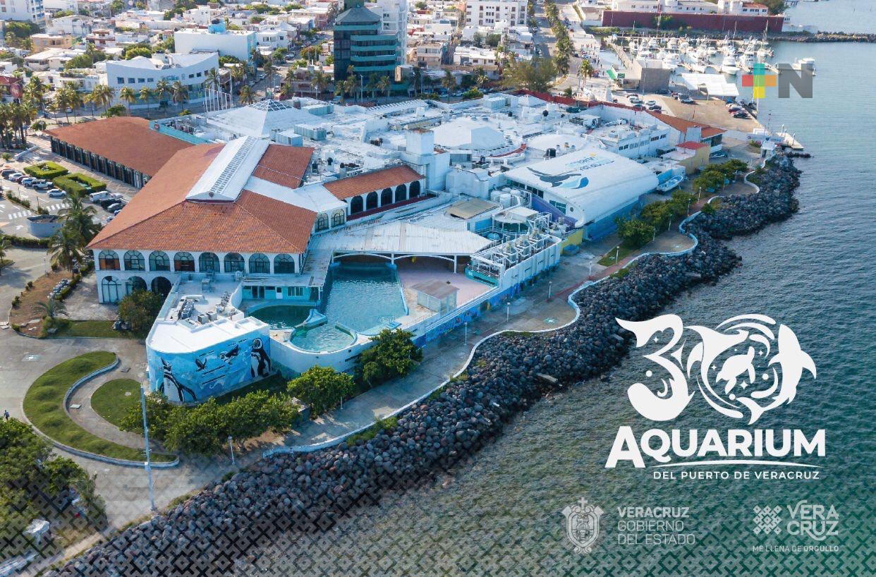 Alistan magno festejo por 30 aniversario del Aquarium del Puerto de Veracruz