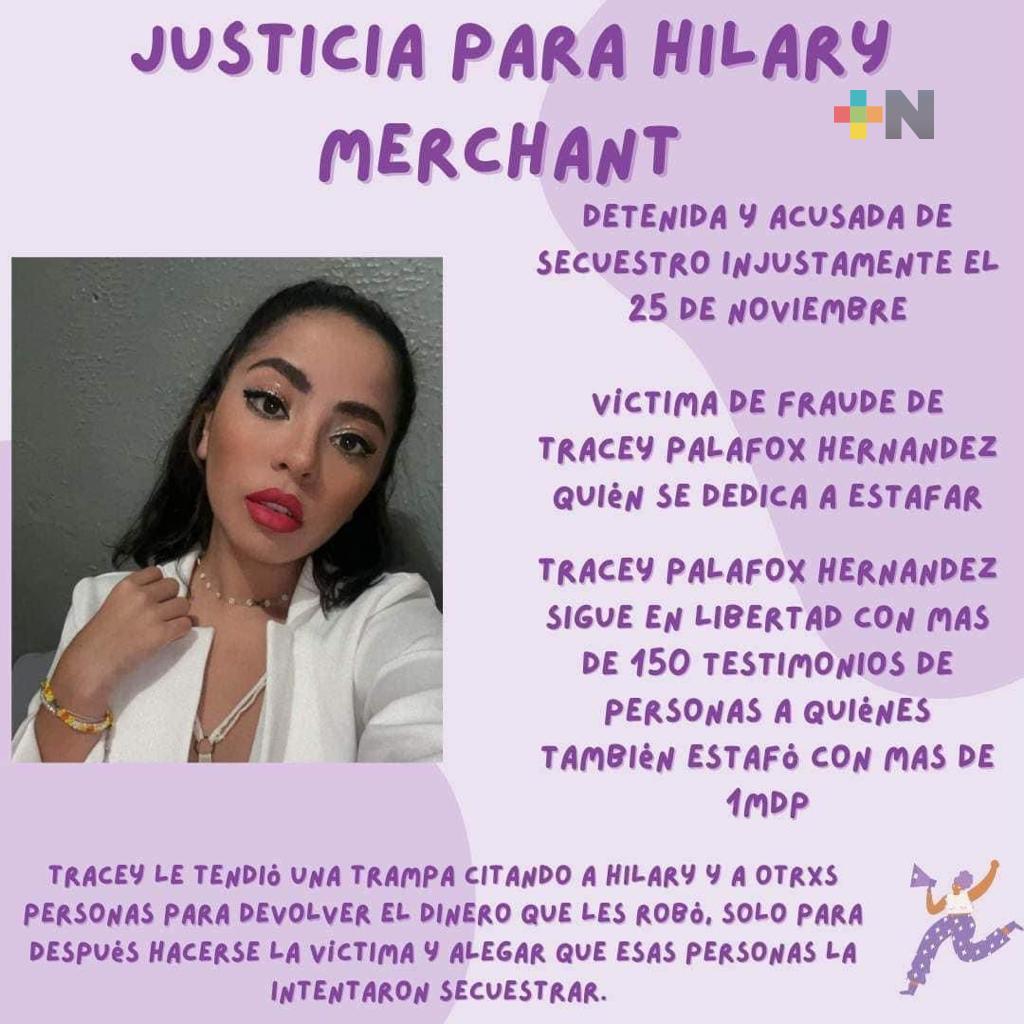 Familiares piden justicia para Hilary Marchat detenida en CDMX
