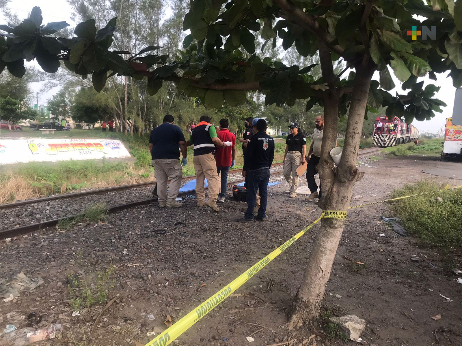 Hombre muere arrollado por tren en Medellín de Bravo