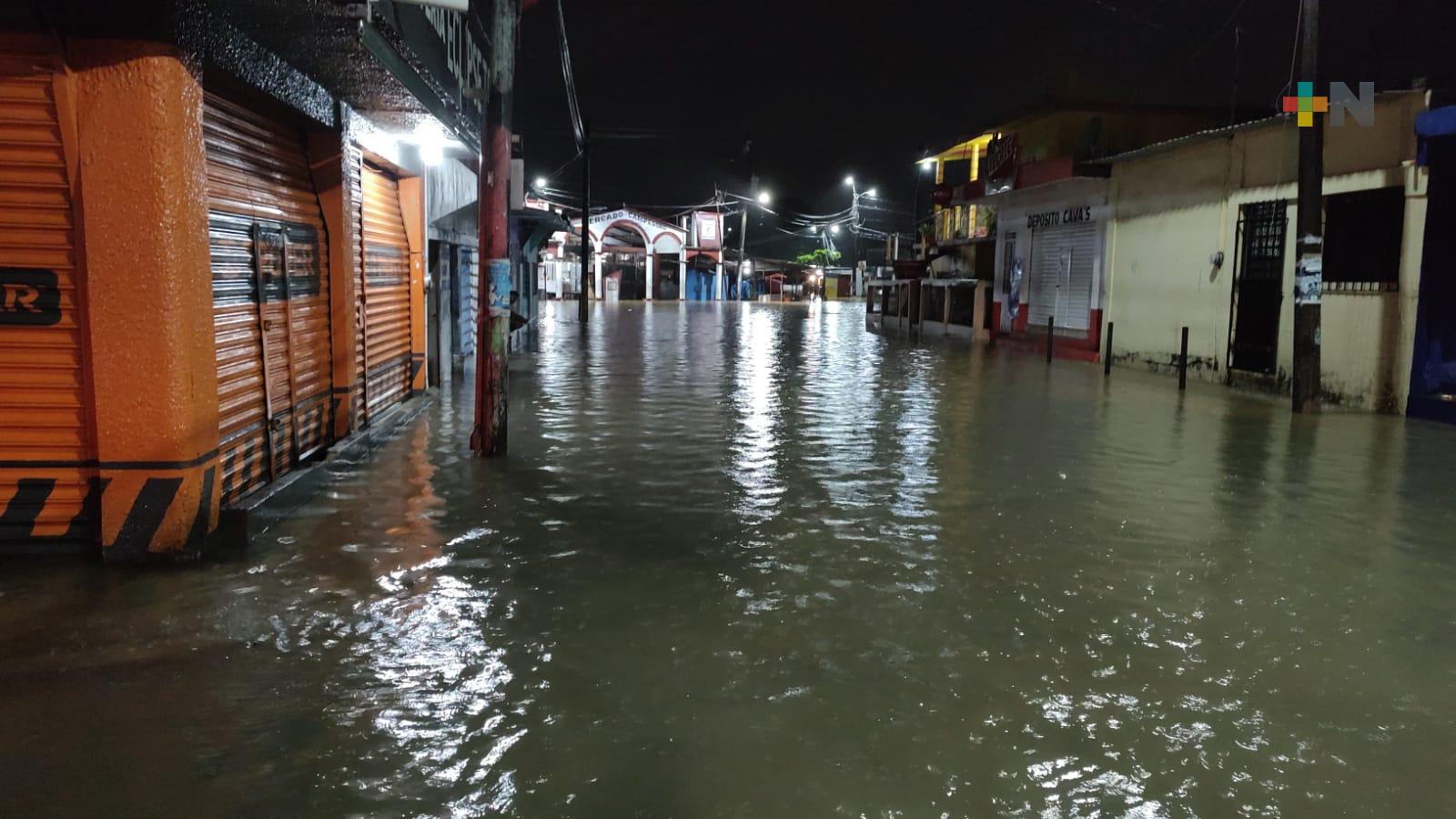 Afectadas 16 colonias de Agua Dulce por depresión tropical «Lisa»