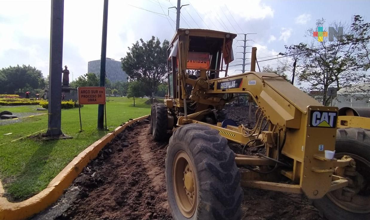 Cierran avenida Arco Sur a la altura del Orfis por obras