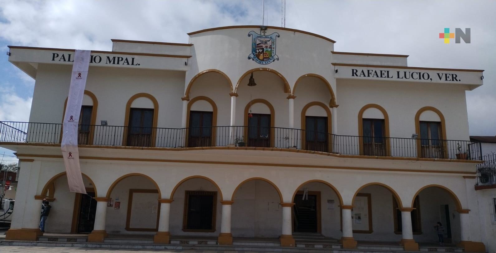 Gobierno municipal de Rafael Lucio fortalece seguridad de habitantes