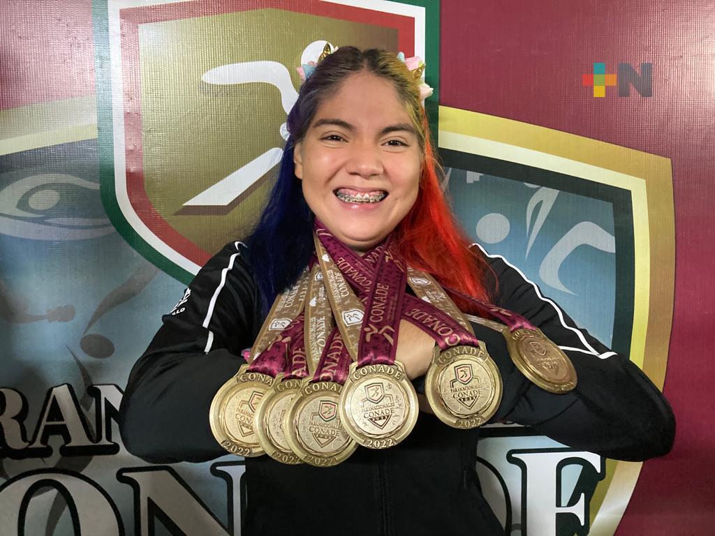 Concluye Veracruz con 20 medallas en Paranatación de Nacionales CONADE