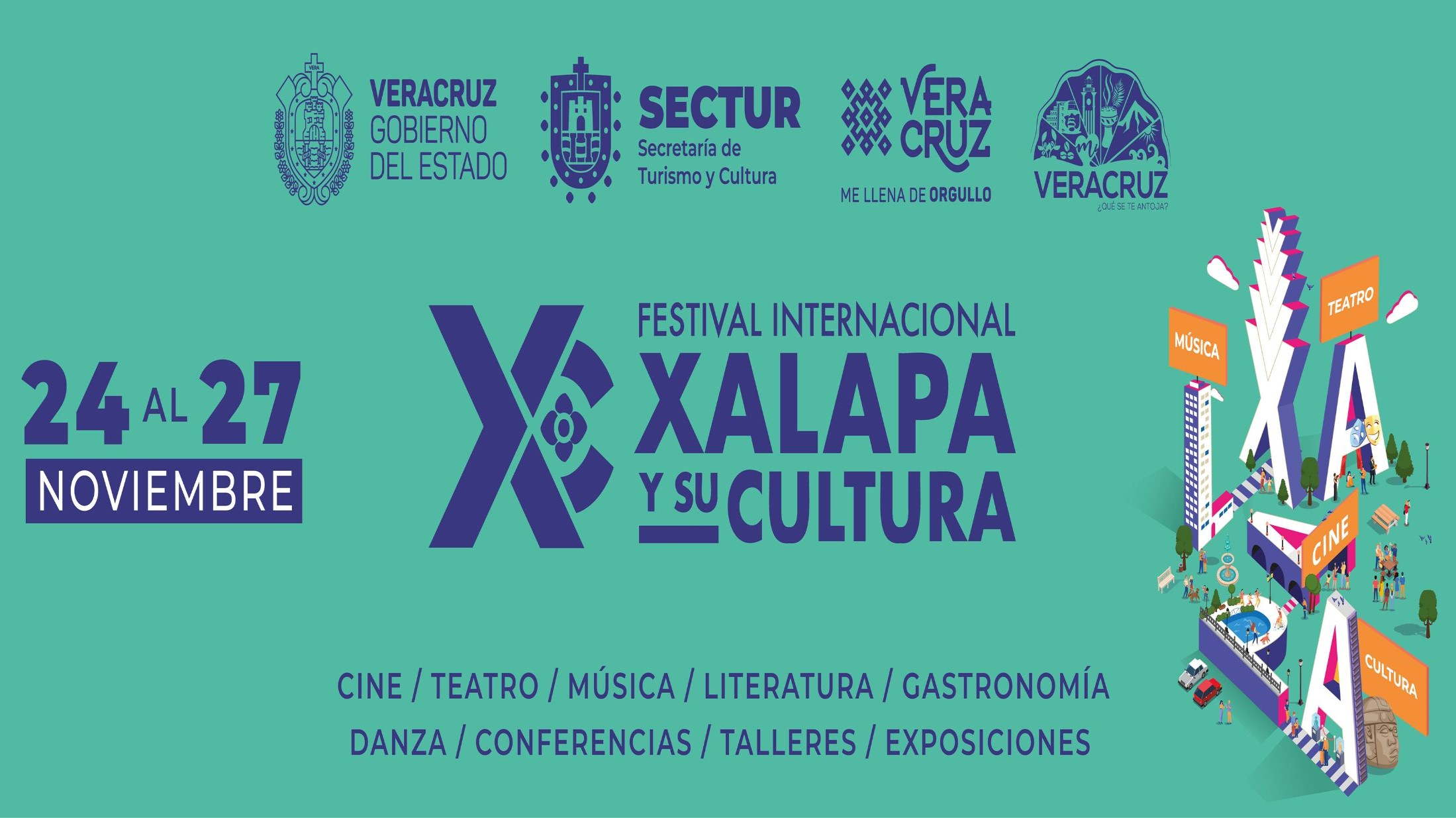 Todo listo para el Festival Internacional Xalapa y su Cultura 2022