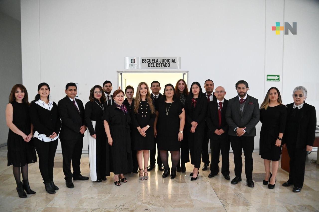 Inician nueva etapa en capacitación y profesionalización, en el PJEV