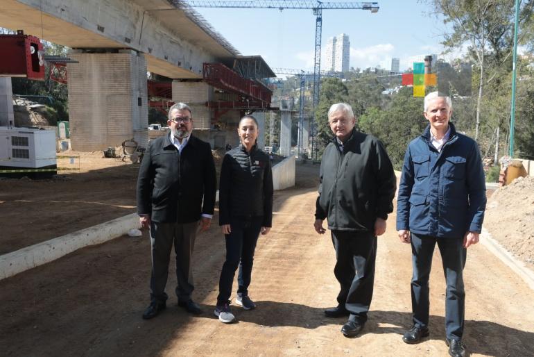 Avanza construcción del Tren Toluca-Ciudad de México