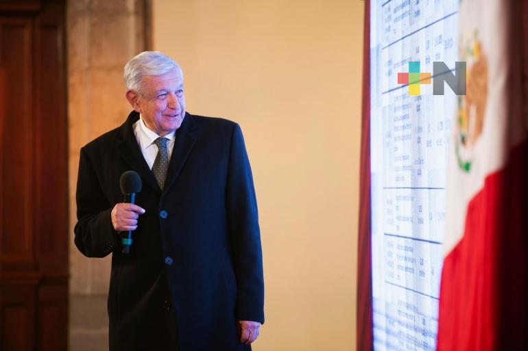 Presidente López Obrador resalta fortaleza del peso mexicano frente al dólar