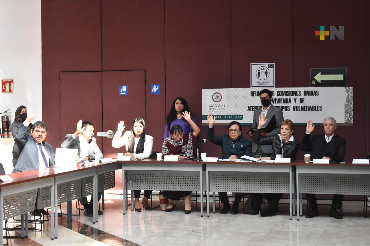 Comisiones Unidas aprueban minuta en materia de vivienda para personas adultas mayores y/o con discapacidad
