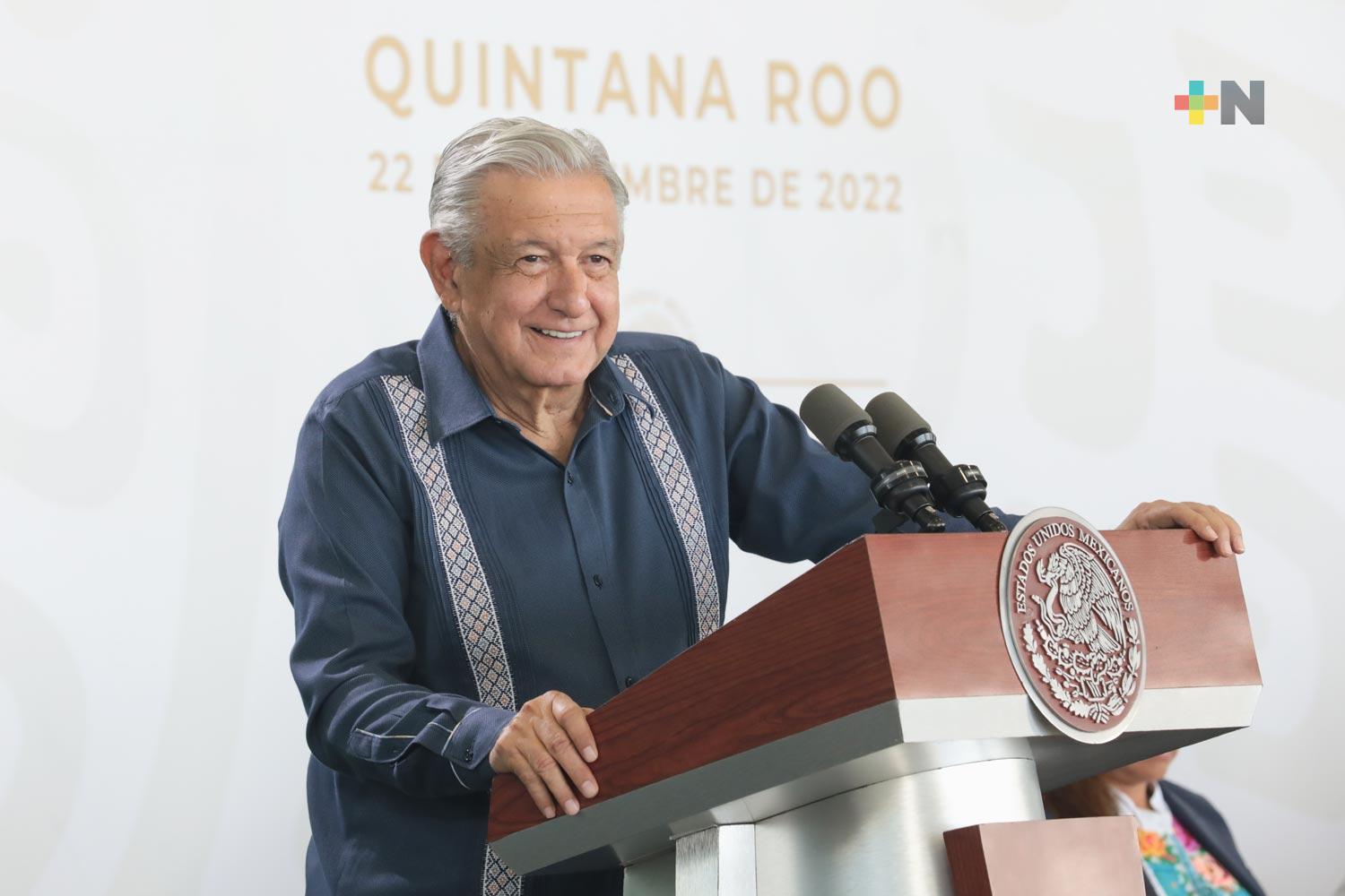 México desarrolla sureste del país con inversión y cuidado del ambiente: AMLO