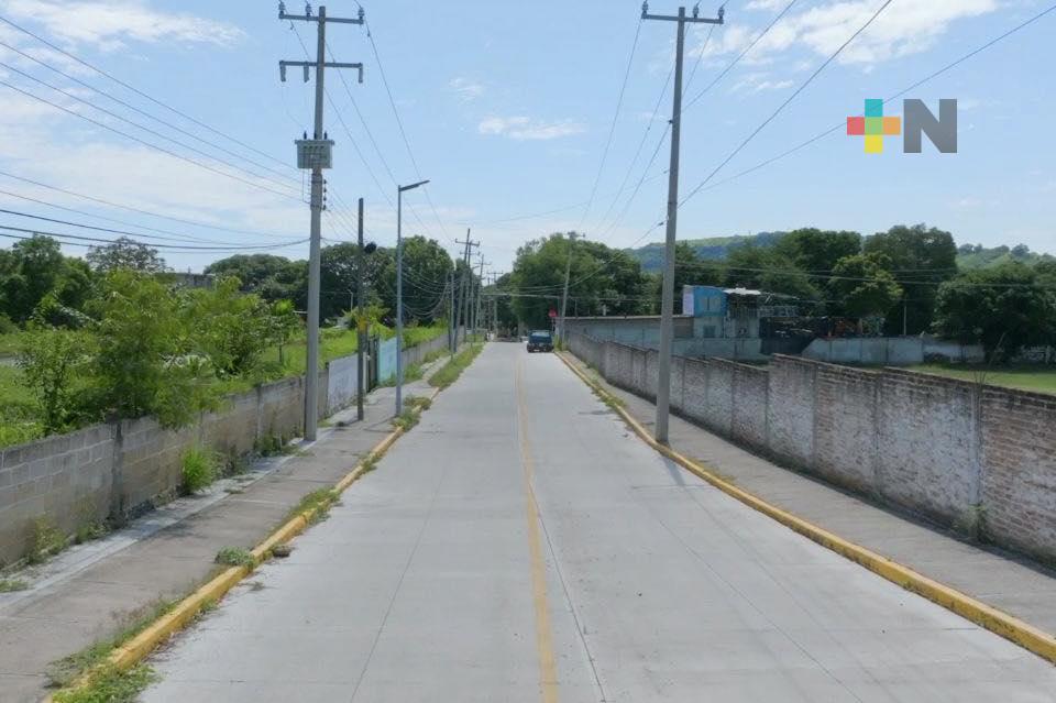 Seguimos transformando a Veracruz, entregando más obras de pavimento hidráulico: Gobernador