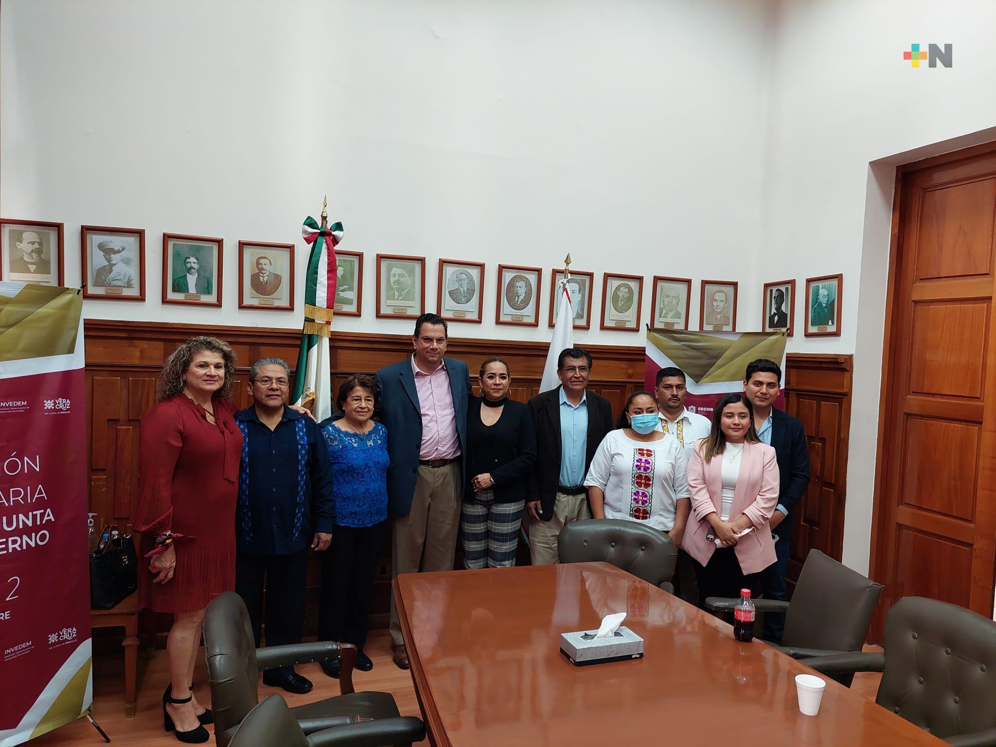 Realizan segunda sesión ordinaria en Instituto Veracruzano de Desarrollo Municipal