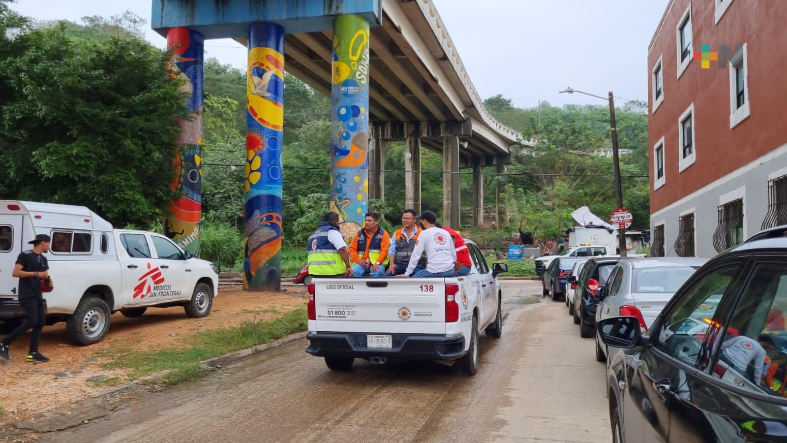 PC realiza dictamen en puente de avenida de Coatzacoalcos