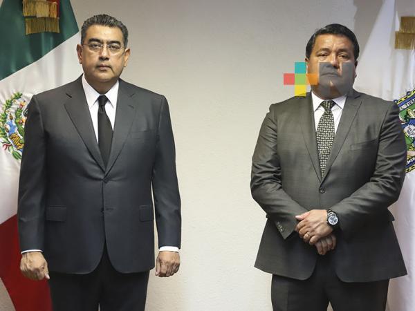 Designa gobernador Céspedes Peregrina a Julio Huerta como secretario de Gobernación