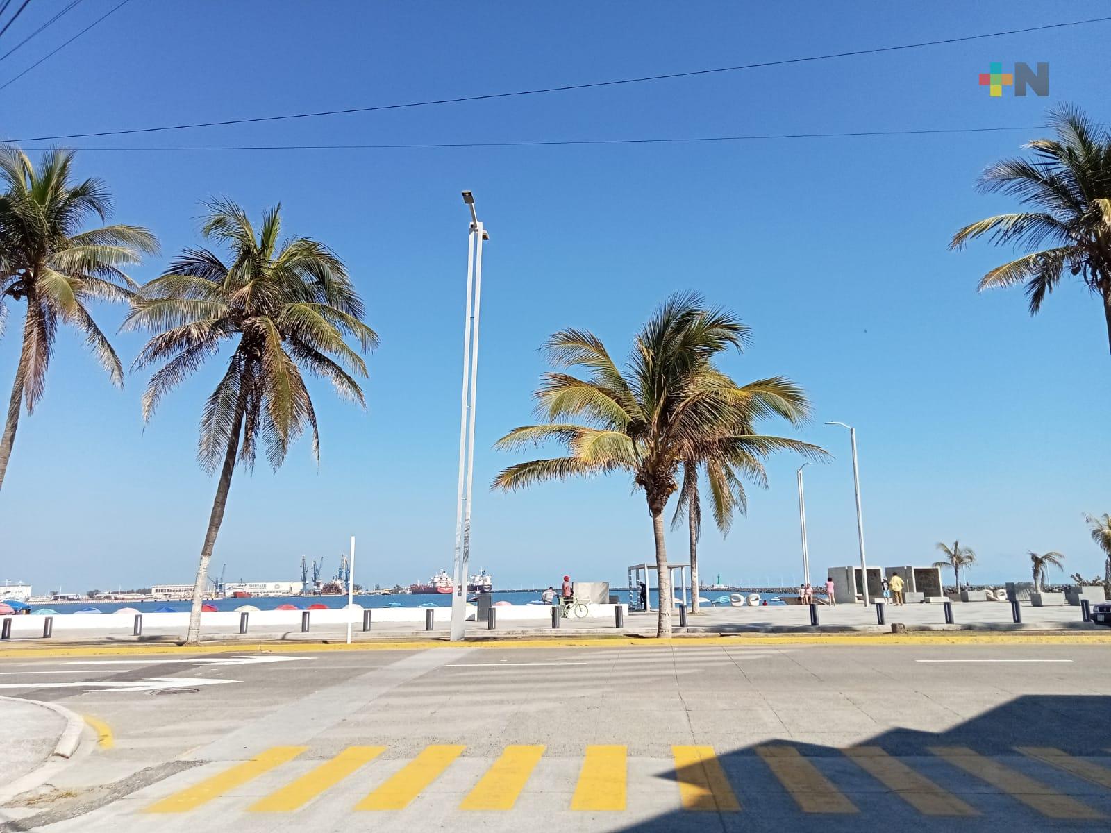 Evento de surada provoca altas temperaturas en territorio veracruzano