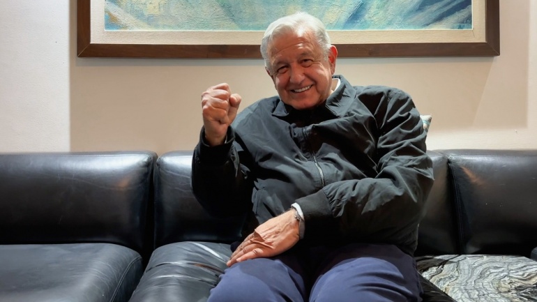 Presidente celebra triunfo de Argentina en el Mundial de fútbol 2022