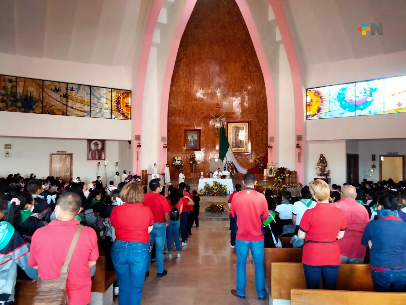 Peregrinos de Chiapas y Tabasco ya han llegado a Basílica Menor de la Virgen, en Xalapa