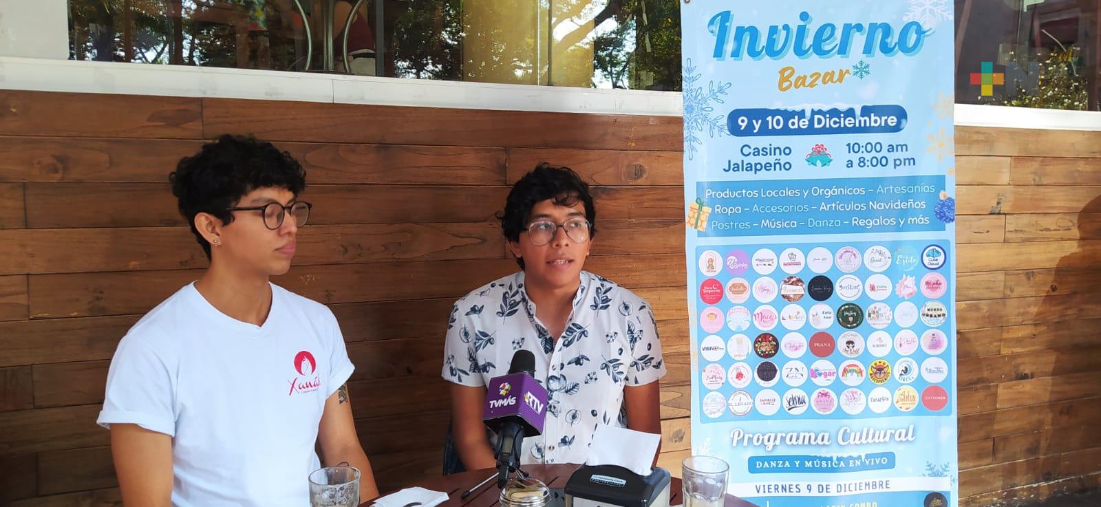 Bazar navideño con productos orgánicos y programa cultural en Casino Xalapeño