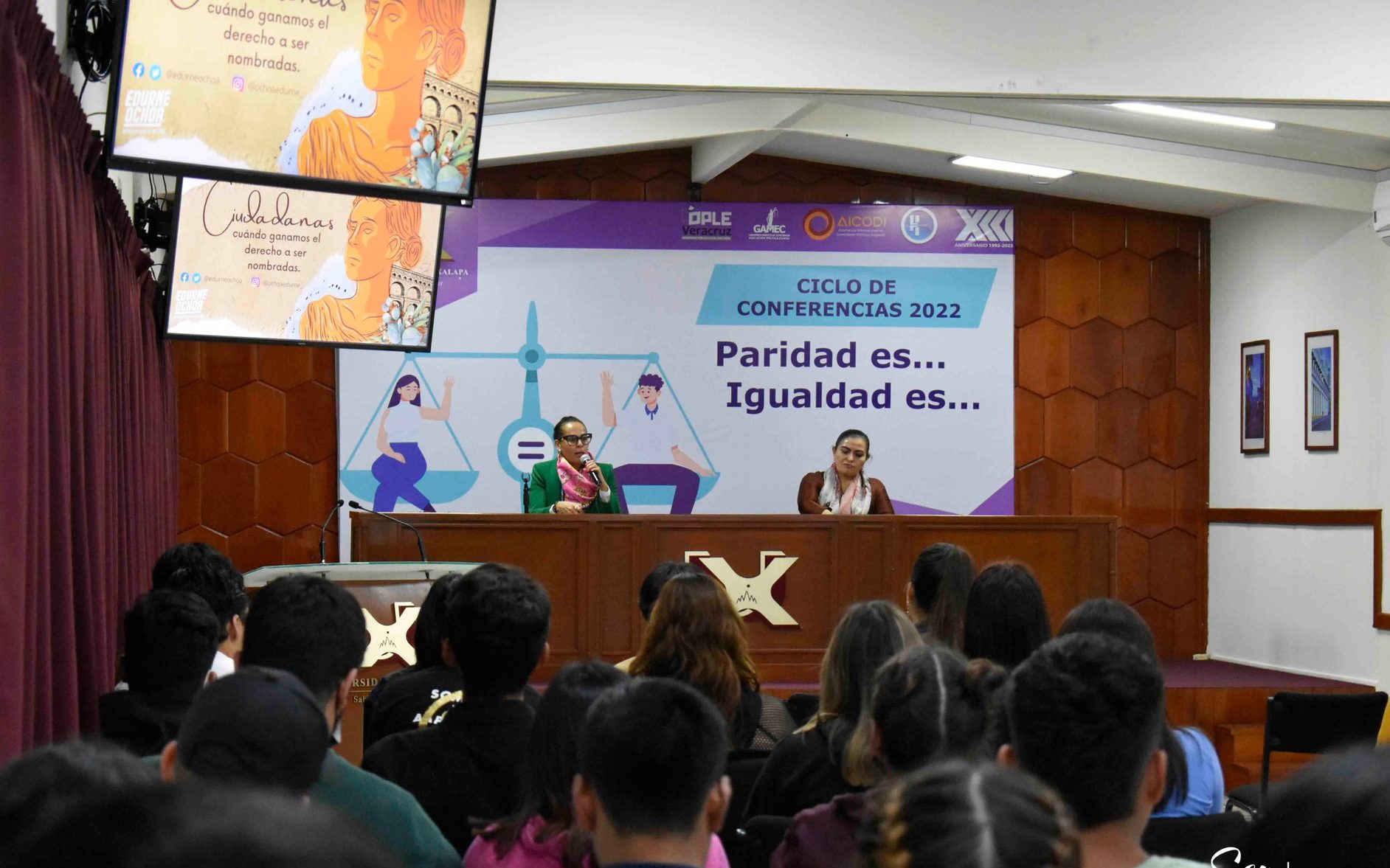 Realizan ciclo de conferencias “Paridad es… igualdad es…”