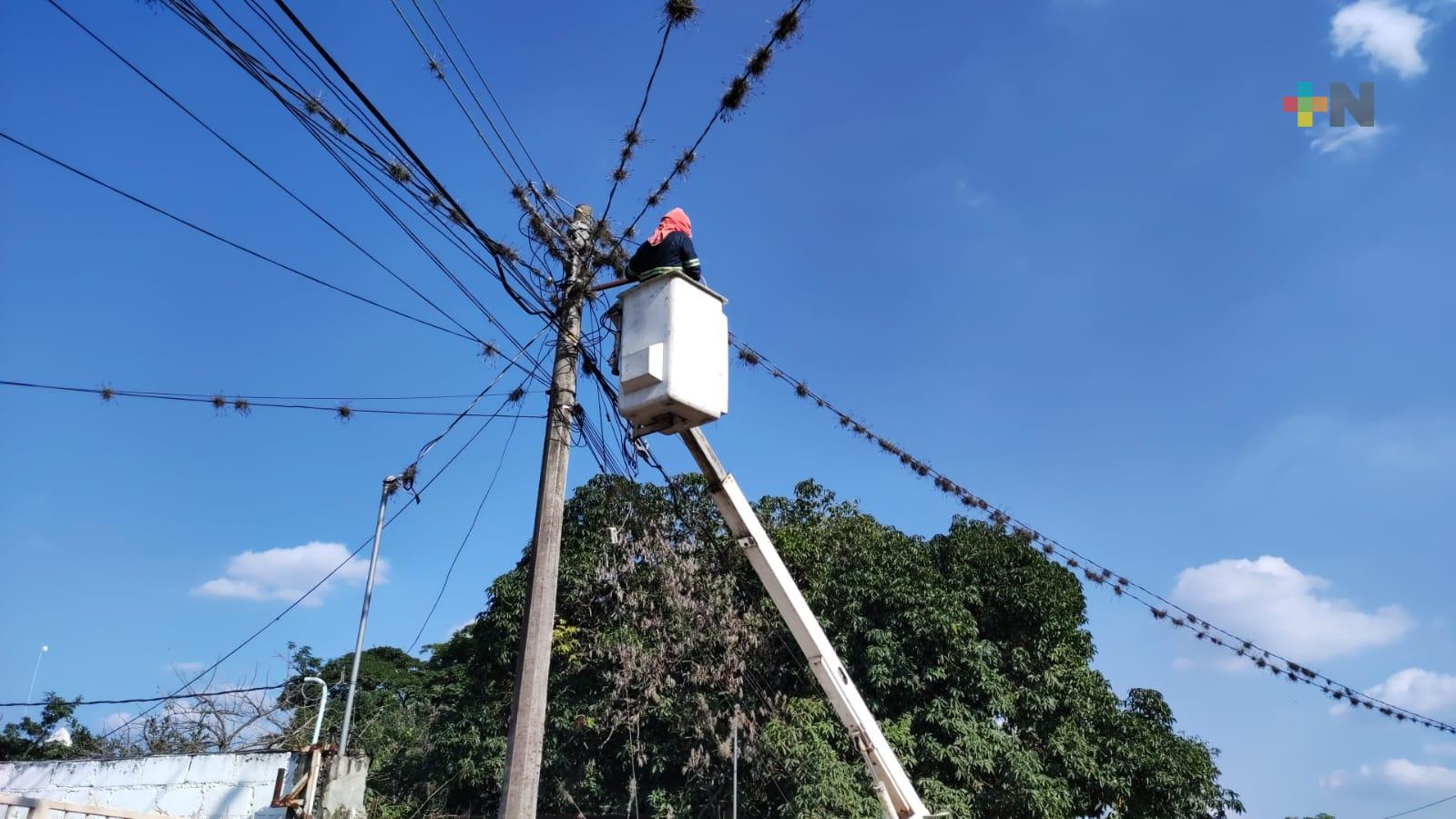 Más de 900 luminarias se cambiarán en  cabecera municipal de Cuitláhuac