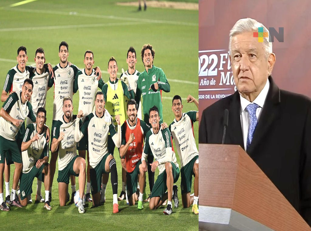 Hay mucha afición para tan poco desarrollo deportivo, señala López Obrador sobre la Selección Mexicana
