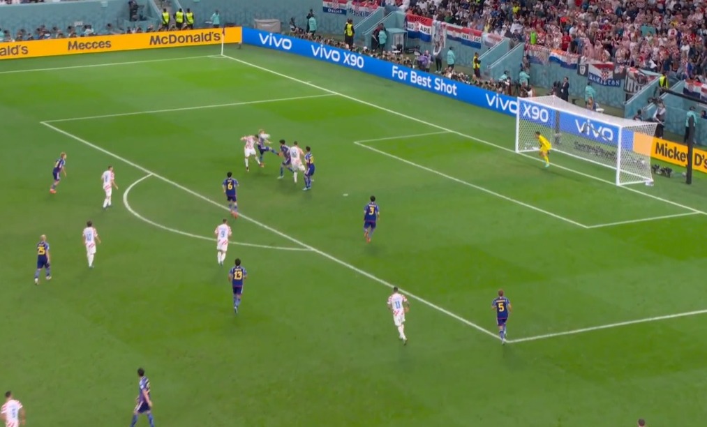 Croacia paso a cuartos de final tras vencer a Japón en penales