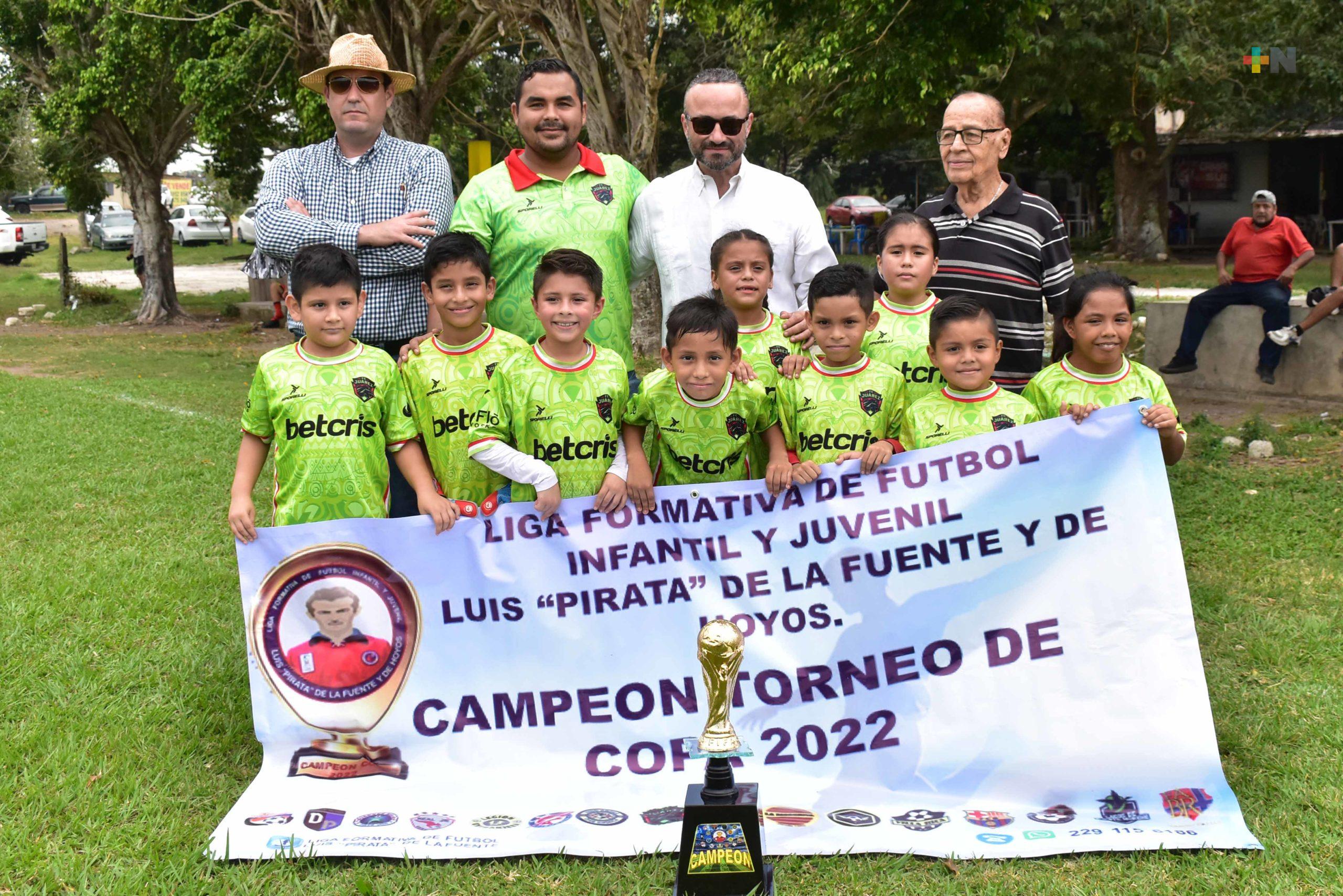 Liga «Pirata» Fuente presume campeones del torneo de copa