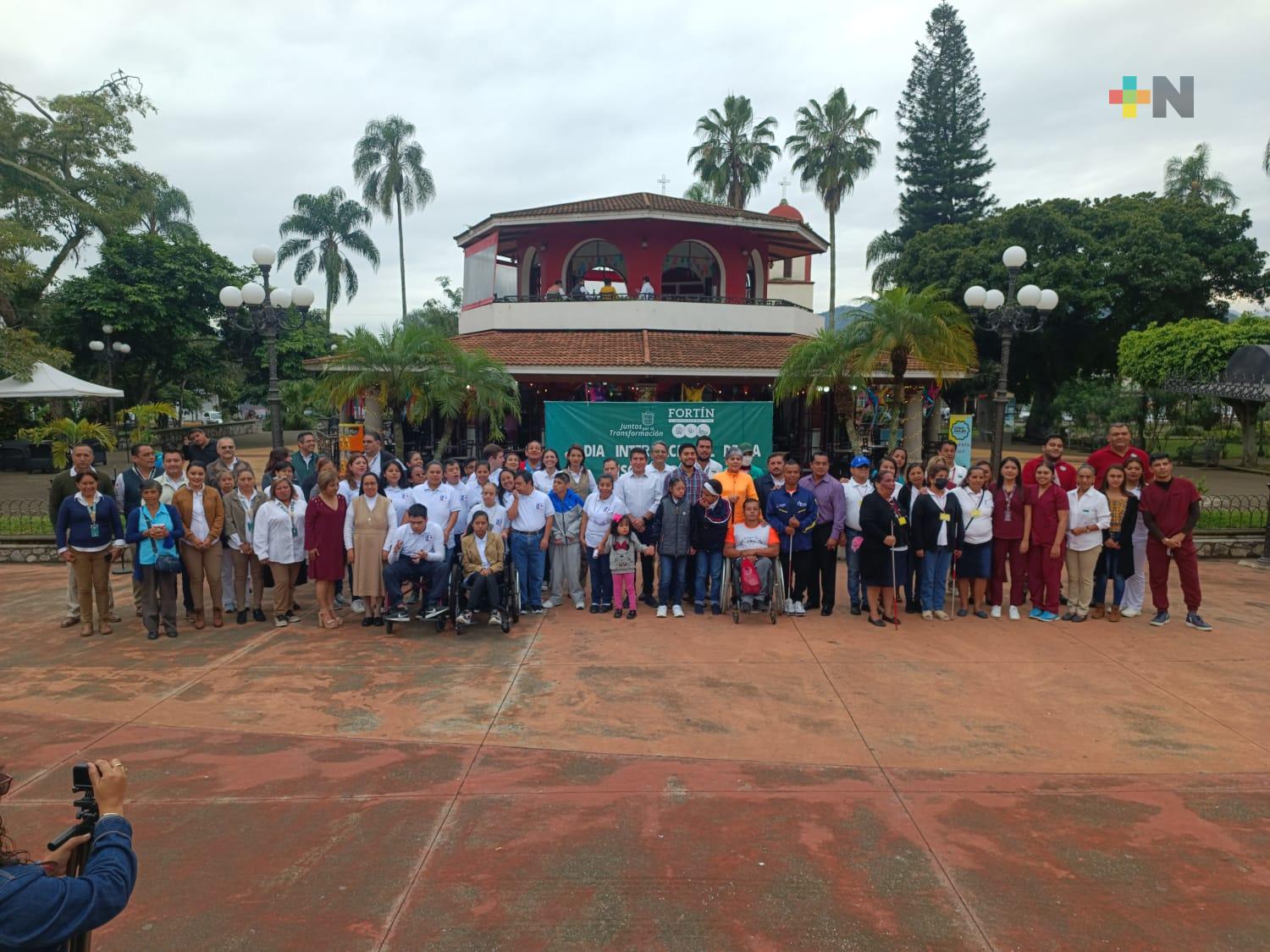 Conmemoran en Fortín, Día Internacional de las Personas con Discapacidad