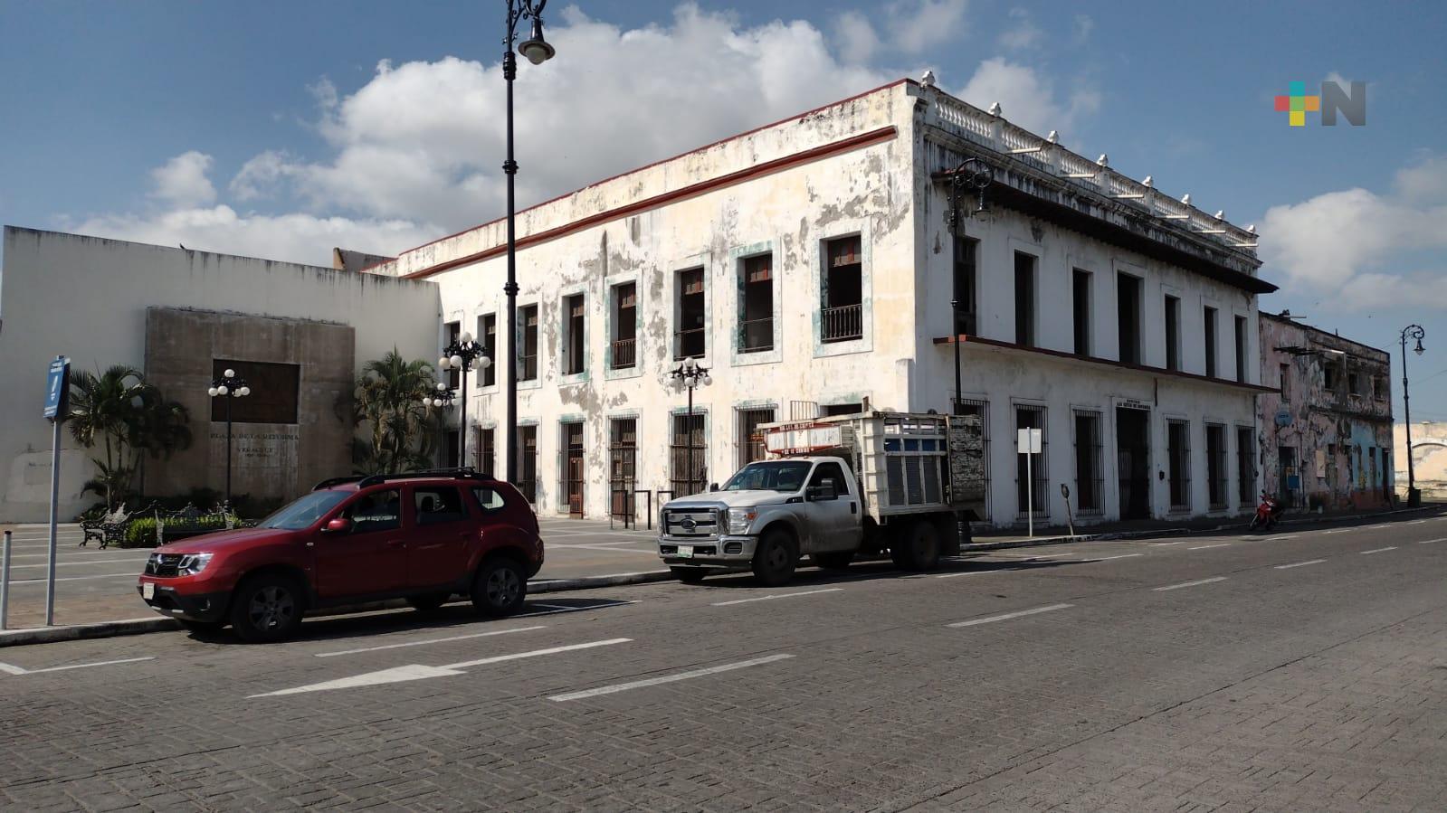 Rehabilitarán edificio abandonado en el centro histórico de Veracruz