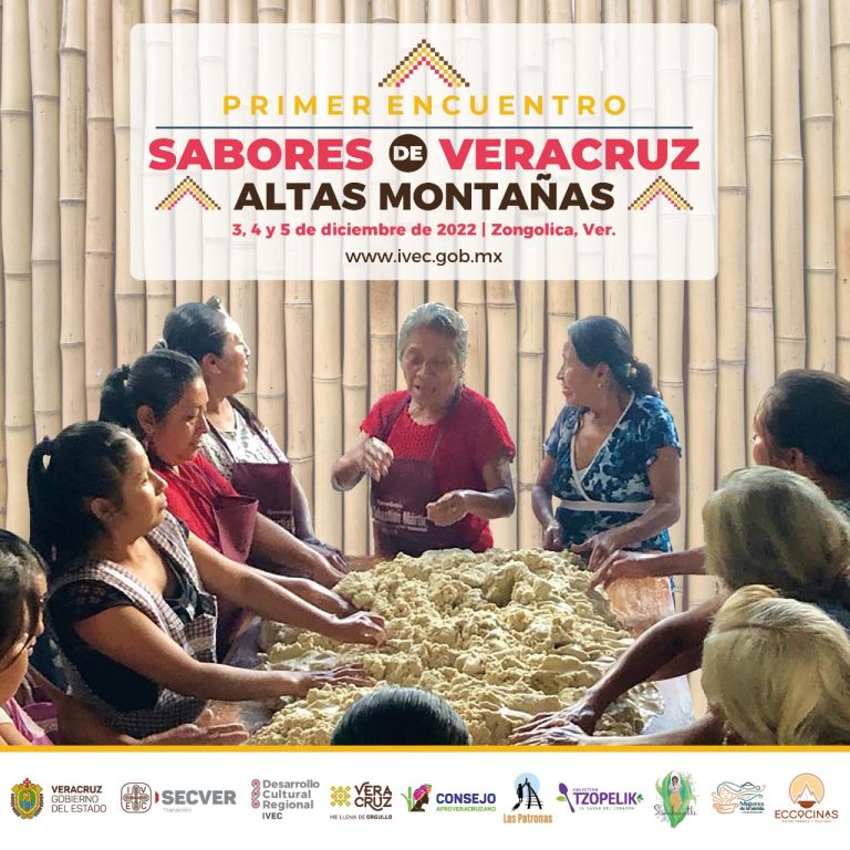 Realiza IVEC el Primer Encuentro de cocineras tradicionales “Sabores de Veracruz”, en las Altas Montañas