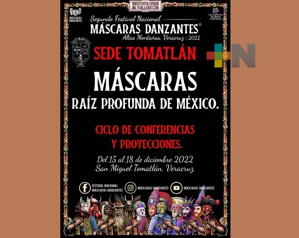 Inicia este 15 de diciembre Festival Nacional de Máscaras Danzantes
