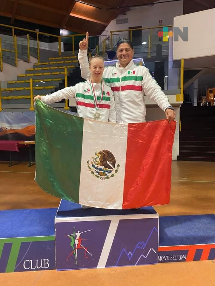 Bárbara Wetzel repleta de medallas tras competir en Mundial de Gimnasia de Italia