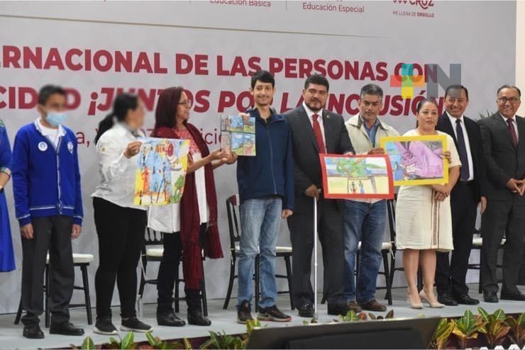 Fomentan la inclusión, SEP y SEV en el Día Internacional de las personas con discapacidad