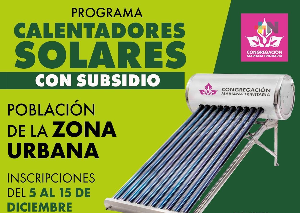 Abre Ayuntamiento de Córdoba programa para adquirir calentadores solares con subsidio