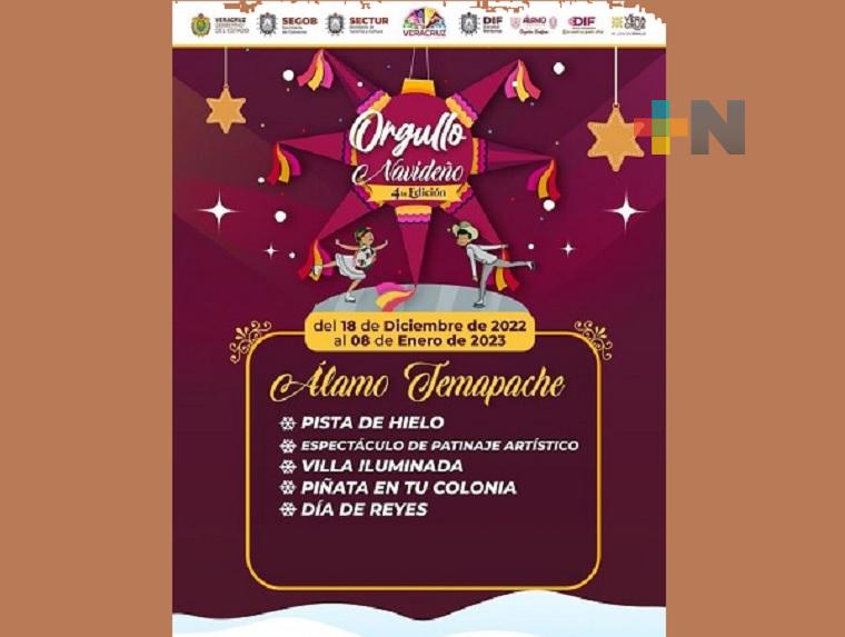 Inaugurarán pista de hielo en municipio de Álamo