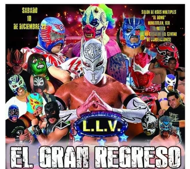 Este sábado la función de lucha libre «El Gran Regreso» en Minatitlán
