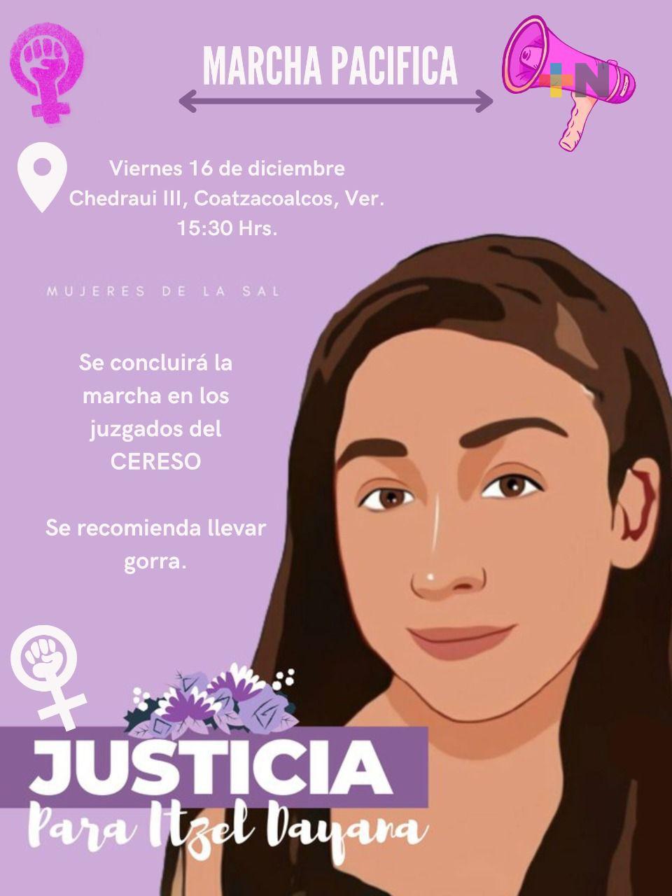 Marcharán para exigir justicia para Itzel Dayana; temen se libere a presunto feminicida