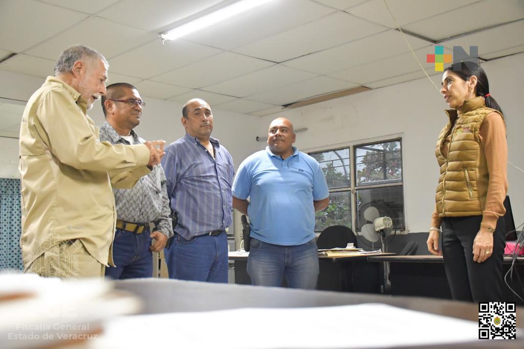 Fiscal general supervisa subunidad integral de procuración de justicia, en Cardel