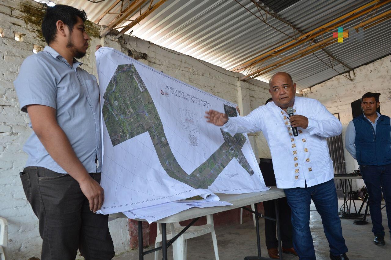 Obra del libramiento de Coatepec detonará desarrollo en la región: Eric Cisneros