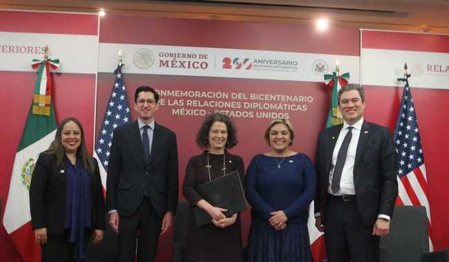SRE y la UNAM celebran el Bicentenario de las relaciones México–Estados Unidos