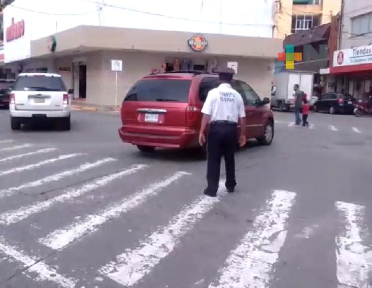 Tránsito municipal brindará seguridad a peregrinos tuxpeños
