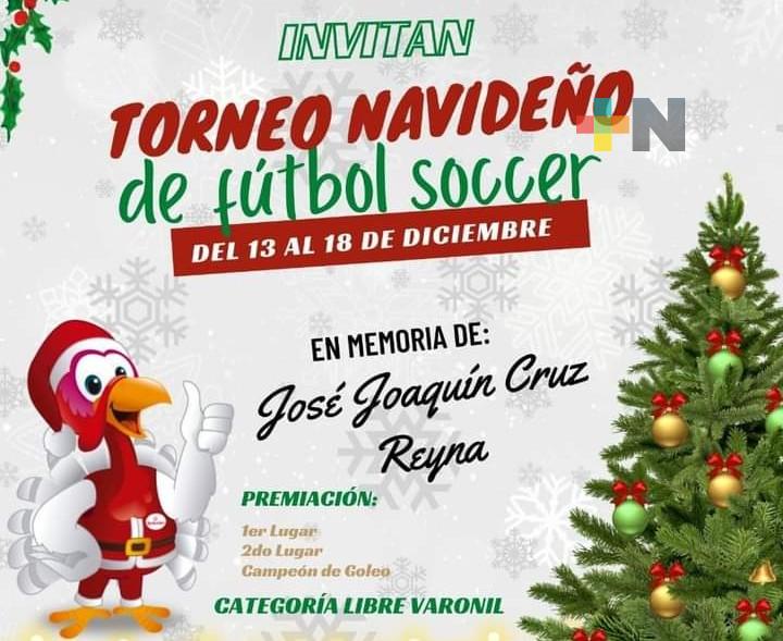 Esta semana realizarán Torneo Navideño en memoria de José Joaquín Cruz