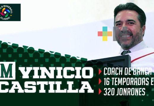Vinicio Castilla será coach de banca por México en Clásico Mundial 2023