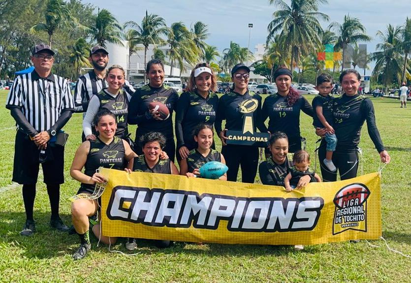 Panteras conquista el campeonato de la Liga Regional de Tochito Veracruz
