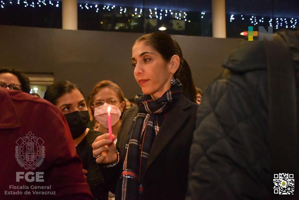 Asiste Fiscal General al encendido del árbol de navidad en el Poder Judicial del Estado