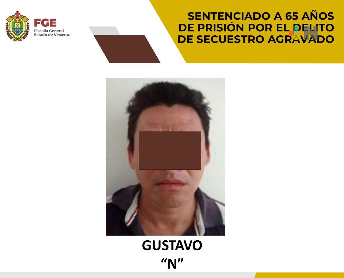Gustavo «N» es sentenciado a 65 años de prisión por secuestro agravado