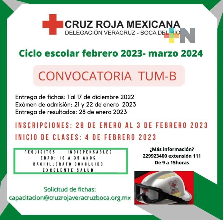 Abre convocatoria Cruz Roja para técnico en Urgencias