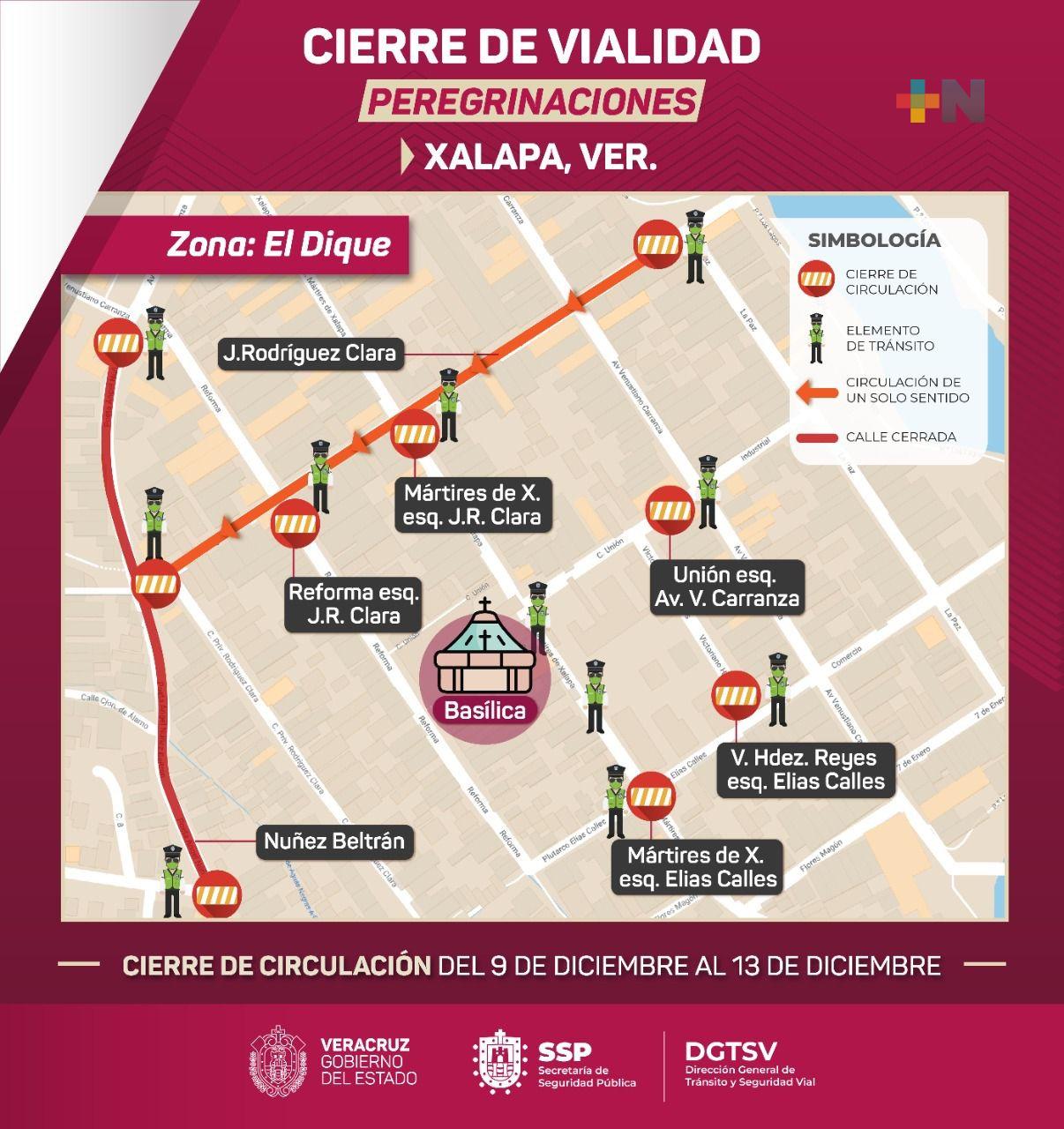 Tome precauciones: operativo por peregrinaciones en el Dique