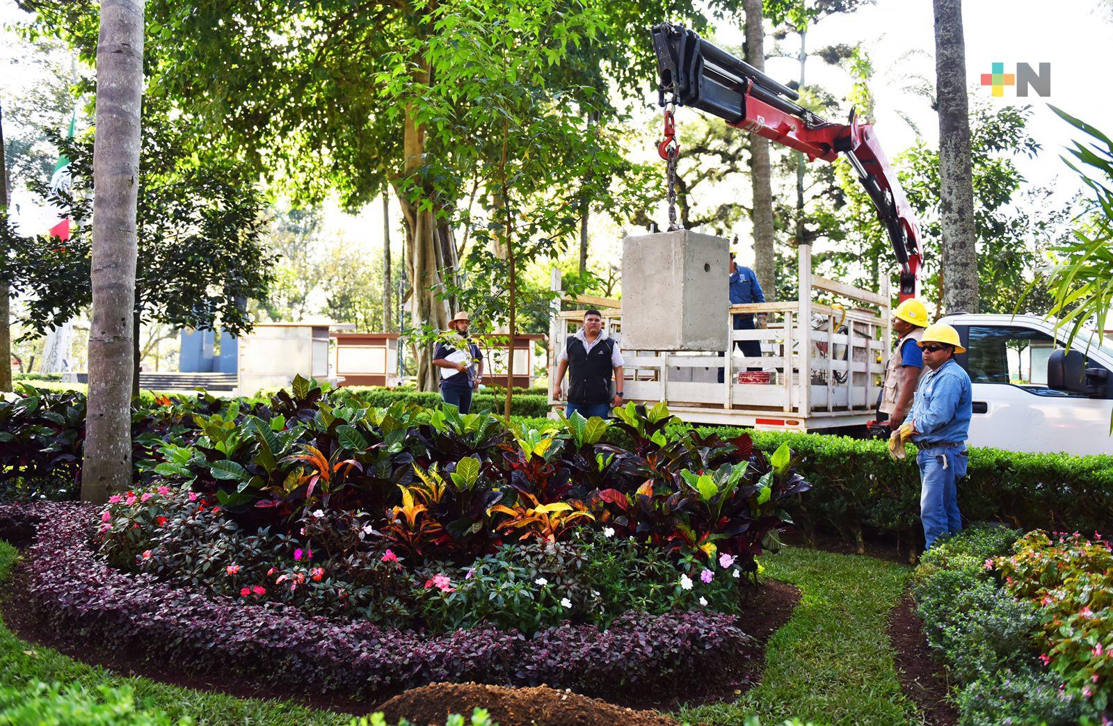 Mejora Ayuntamiento iluminación en el Parque Juárez