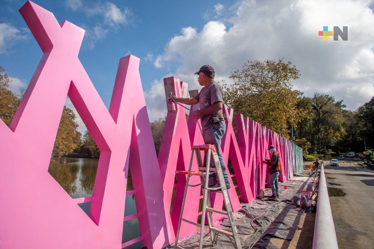 Ayuntamiento brinda mantenimiento al Puente Xalapa